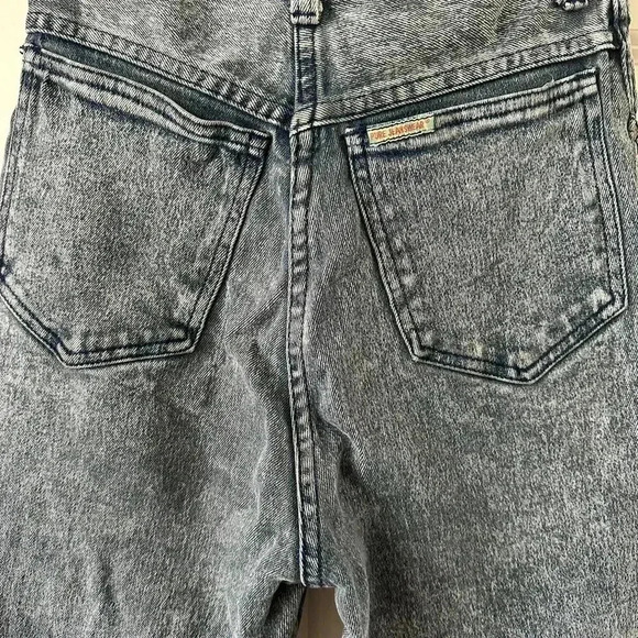 Pure Jeanswear Women’s Sz 9 90’s Style Acid Wash High Rise Stretch Retro Jeans - Picture 9 of 9
